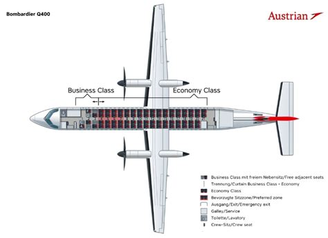 Austrian Airlines Fleet Bombardier Dash 8 Q400 Details and Pictures