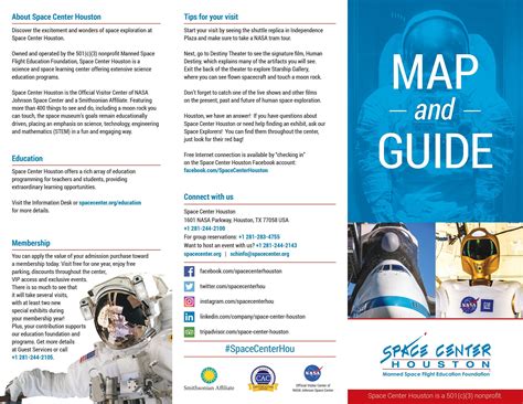 Space Center Houston Map & Guide | Houston map, Space center, Houston