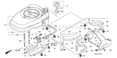 Honda GCV160 Parts List and Diagram - (Type A2R)(VIN# GJAE-1000001 ... | Honda, Small engine ...