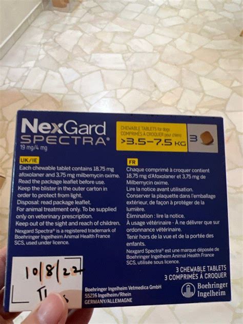 NexGard Spectra, Pet Supplies, Pet Food on Carousell