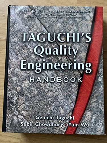 taguchi s quality engineering de taguchi genichi - Iberlibro