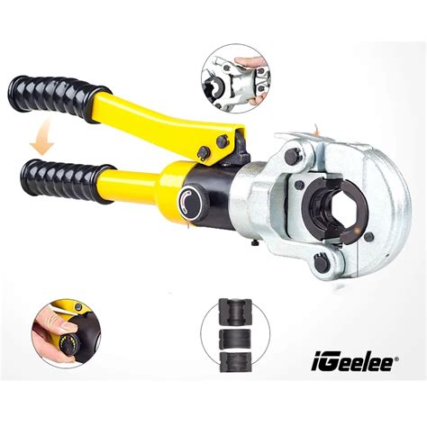 iGeeelee Hydraulic Pipe Clamping Tools IG 1632A for PEX ittings PB pipe ...