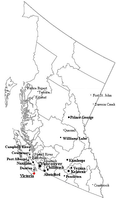 Список городов Британской Колумбии - List of cities in British Columbia - qaz.wiki