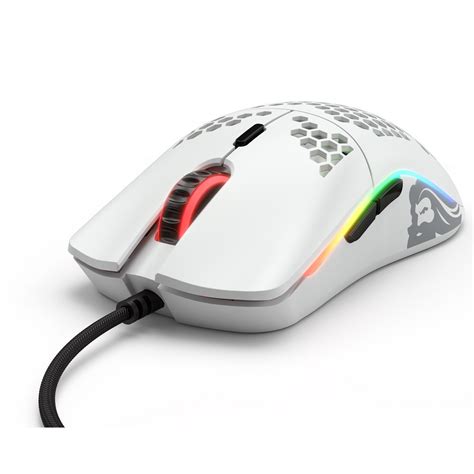 Glorious Model O Minus RGB Gaming Mouse - Matte White Pakistan