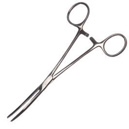 7" Hemostat Clamp, Curved Jaw