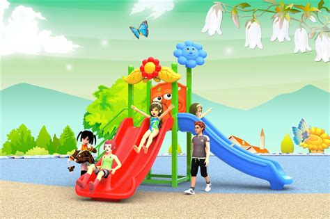 Latest Preschool Slide Standard Plastic Outdoor Playground for ...