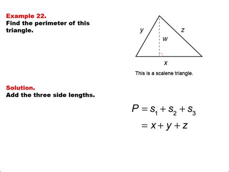 Area And Perimeter Triangle Worksheets