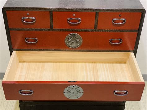 [Japanese traditional craft] Nihonmatsu Traditional Furniture – 33 Paulownia Chest of Drawers 4 ...