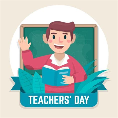 Premium Vector | Flat design teachers day concept in 2024 | Teachers ...