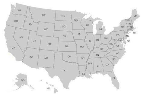 50 Us State Map - Viole Jesselyn