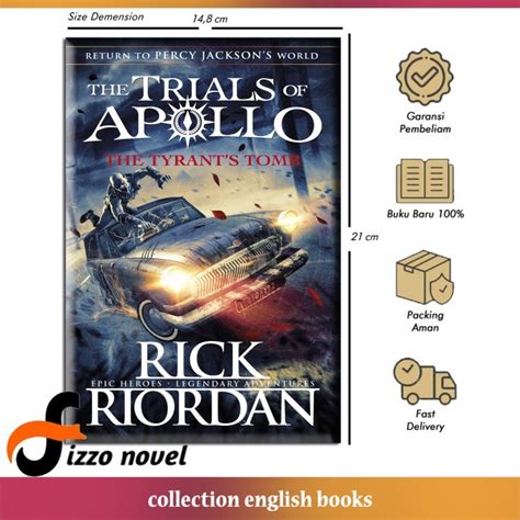 Jual The Trials of Apollo #4: Tyrant's Tomb - Rick Riordan (English ...