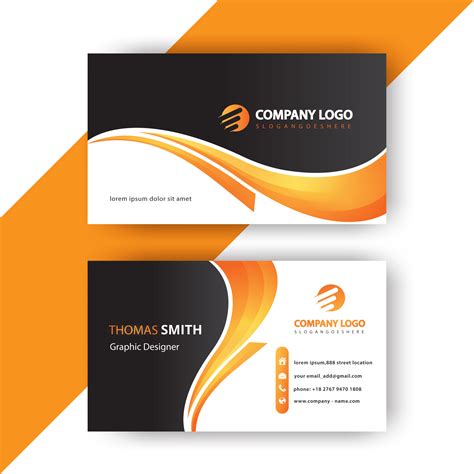 Business Card Template Vector Art, Icons, and Graphics for Free Download
