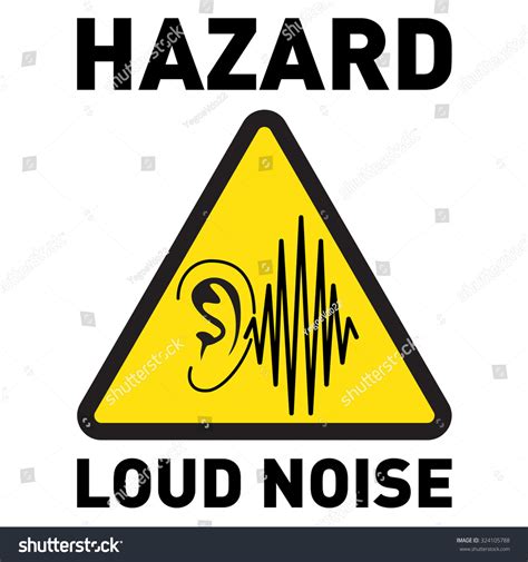 Hazard Loud Noise Vector Icon Stock Vector 324105788 - Shutterstock
