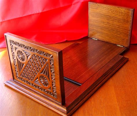 Wonderful Vintage Wood Sliding Book Holder | Collectors Weekly