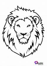 A Lion Coloring Page  Idih Speed sketch template