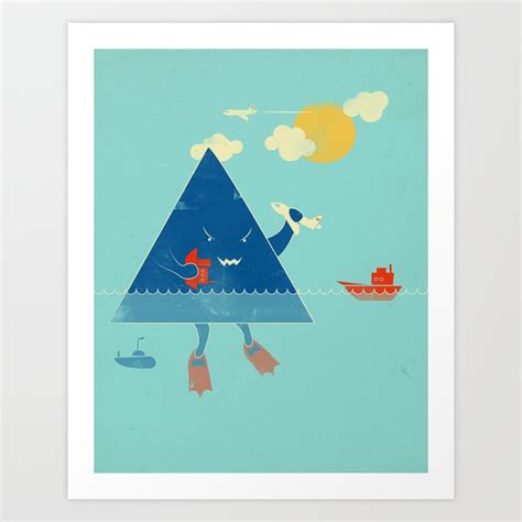 Bermuda Triangle Art Print by Jay Fleck | Society6