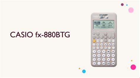 Siêu máy tính CASIO fx 880 BTG vừa mới ra mắt