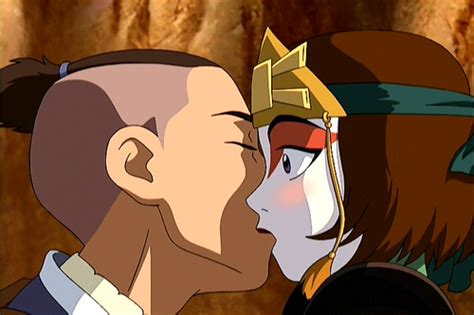 sokka and suki Photo: sokka and suki kissing | Avatar the last airbender, Avatar legend of aang ...