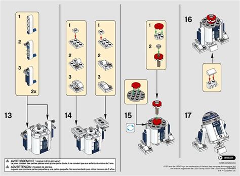 LEGO Star Wars R2-D2 (30611) Polybag Building Instructions - The Brick Fan