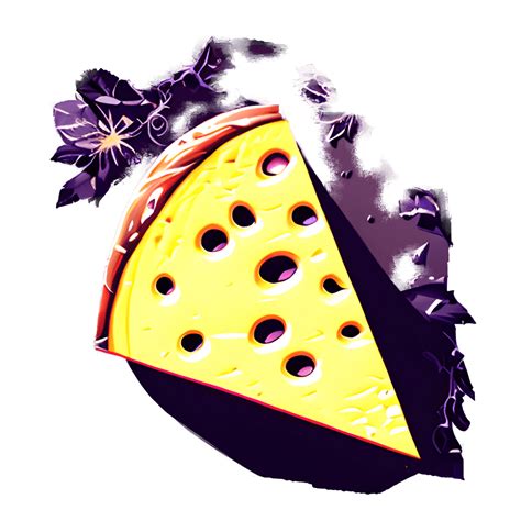 The Mysterious Cheese Graphic · Creative Fabrica