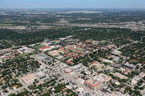 Aerial Image of Texas Christian University (TCU), Fort Worth, Texas - Dallas Fort Worth Aerial ...