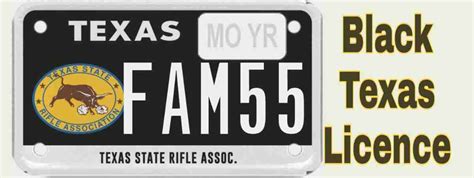 How to Get Black License Plate Texas