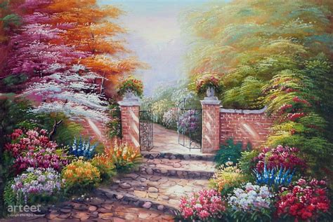 Into the Garden | Art Paintings for Sale, Online Gallery