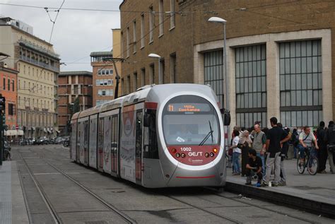 Tramway in Florence, near Santa Maria Novella Station, October 2014. - Rail-pictures.com