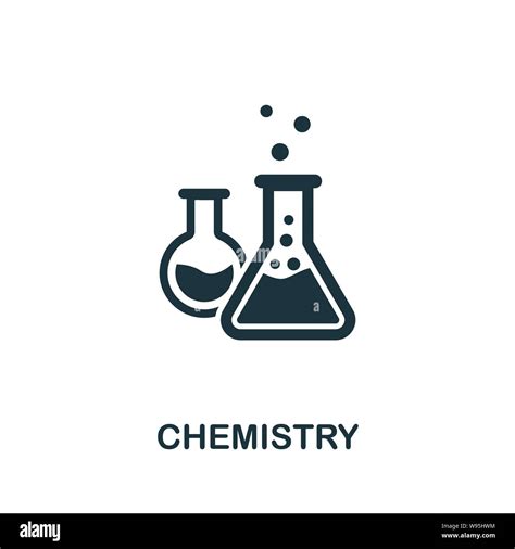 Chemistry vector icon symbol. Creative sign from education icons ...