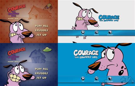 Courage The Cowardly Dog Complete Series DVD Menus by dakotaatokad on ...