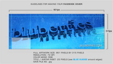 Facebook Cover Dimensions Free Template