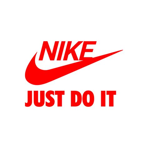 red nike logo just do it Png Transparent Elements