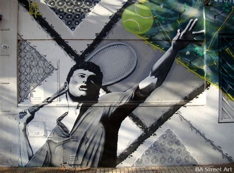 Tennis street art in Buenos Aires | BA Street Art