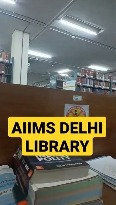 AIIMS Delhi library #neet #aiimsdelhi #aiims #neet2021 #explore #jipmer ...