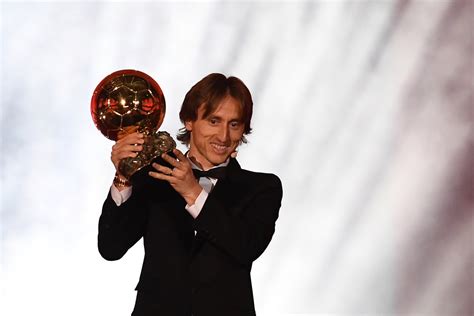 Real Madrid's Luka Modric wins the Ballon d'Or