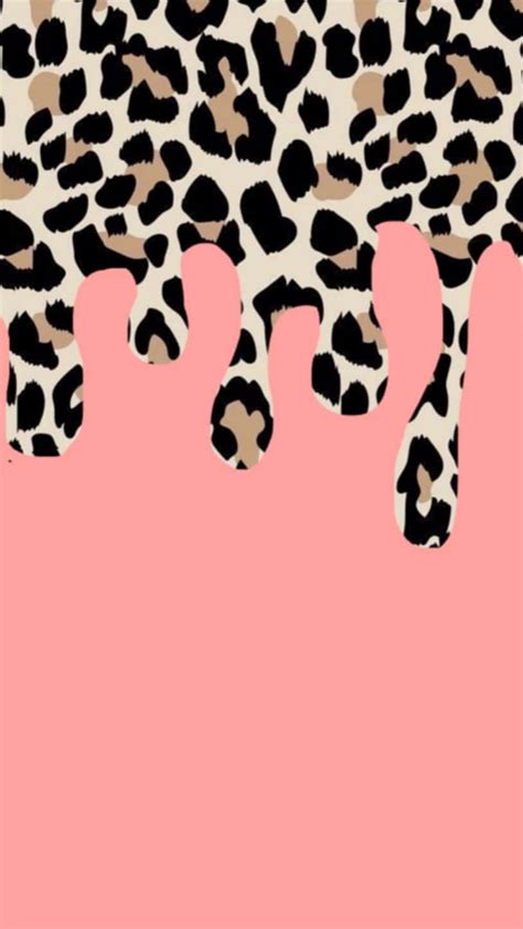 Download Leopard Print Wallpaper On Pink Background Wallpaper ...