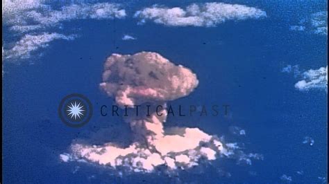 Operations Crossroads plutonium bomb nuclear test "ABLE" in Marshall Islands...HD Stock Footage ...