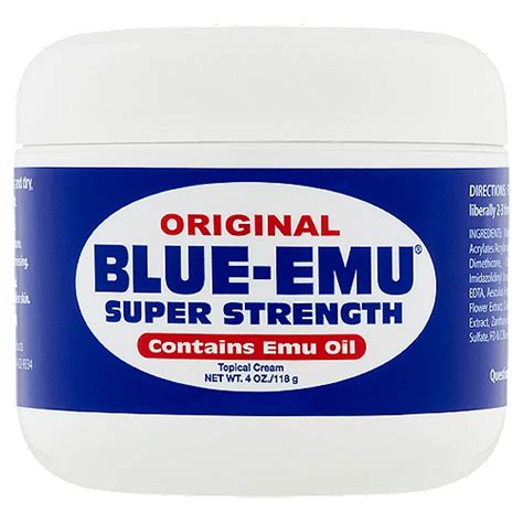 Blue-Emu Original Super Strength Topical Cream, 4 oz - ShopRite