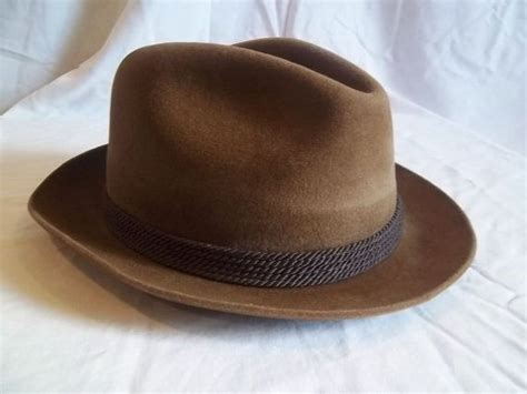 Vintage Mens Brown Fedora Style Hat | Etsy | Brown fedora, Hat fashion, Fedora