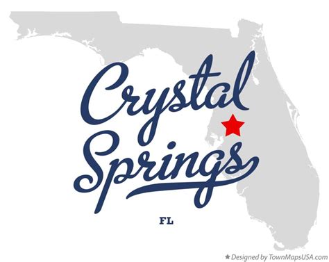 Map of Crystal Springs, FL, Florida