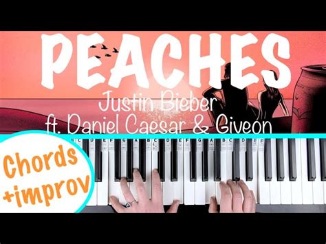 Peaches Justin Bieber Piano Chords - ECTQANO