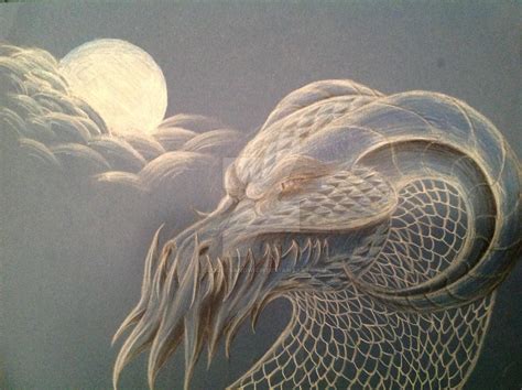 Moon dragon drawing (work in progress) by cuddlesandwich on DeviantArt