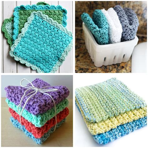 16 Free Crochet Washcloths and Dishcloths | You Should Craft