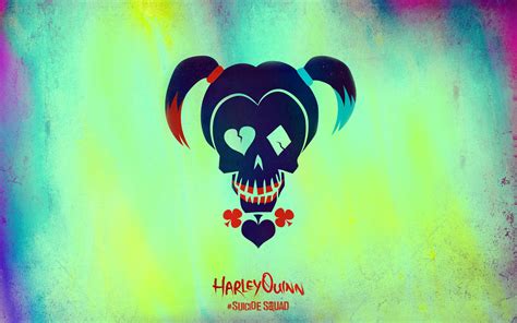 Suicide Squad Skull Wallpaper - Harley Quinn - Suicide Squad Wallpaper (39721696) - Fanpop