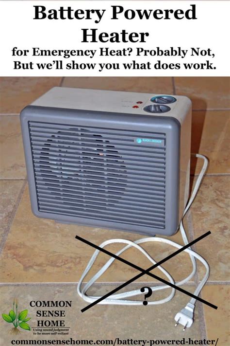 Do Battery Powered Space Heaters or Emergency Heaters Exist?