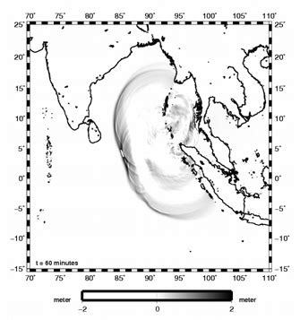 Tsunami Simulation based on Tohoku University model. The simulation was... | Download Scientific ...