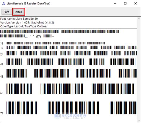 How to Use Code 39 Barcode Font for Excel (with Easy Steps)