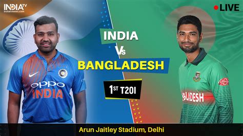 India vs Bangladesh 1st T20I: Watch IND vs BAN live cricket match on ...