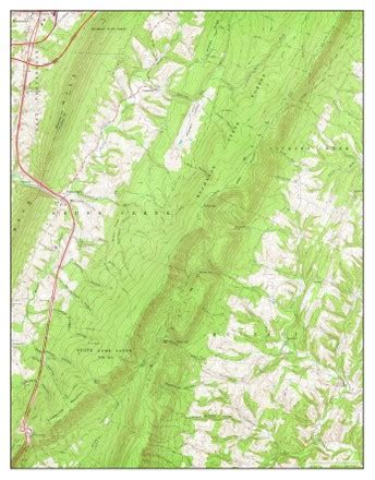 Usa Timeless Maps Breezewood Pennsylvania Map Editorial Stock Photo ...