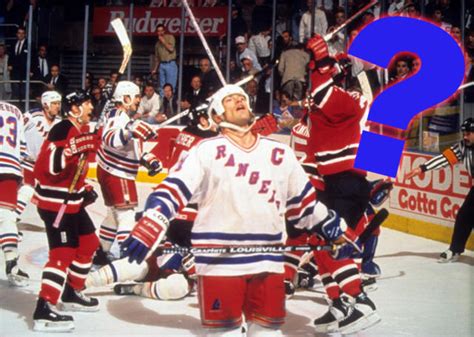 New York Rangers and losing the 1994 Stanley Cup?